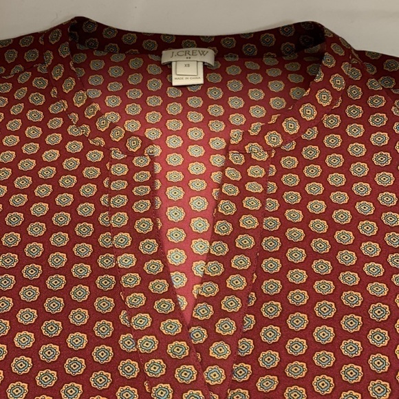 J. Crew Top Ruffle Sleeves Size XS - Picture 6 of 11